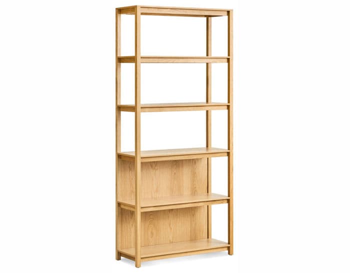 open plan tall bookcase