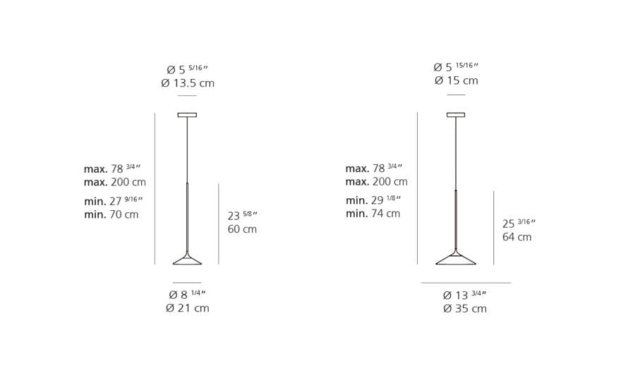 orsa single suspension lamp