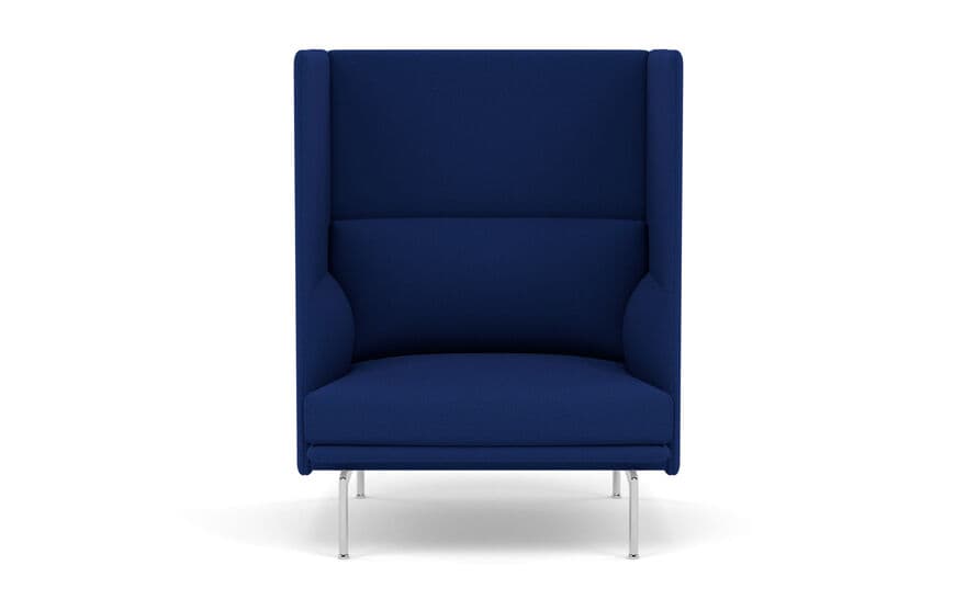 outline highback sofa 1 seater
