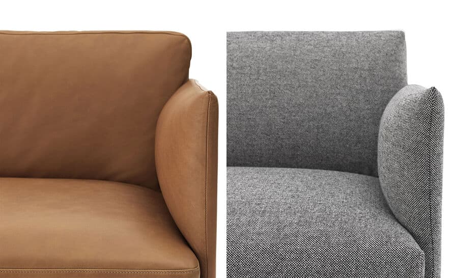 outline sofa with chaise longue