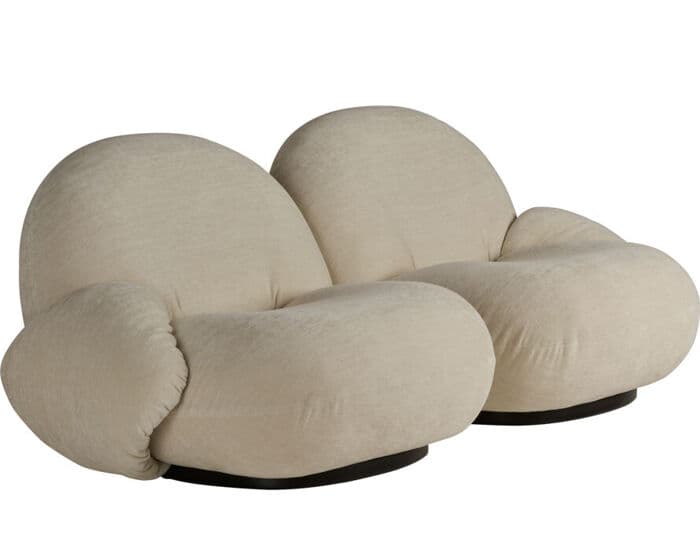 pacha 2 seat sofa with armrests
