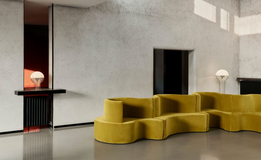 panton wire floor lamp