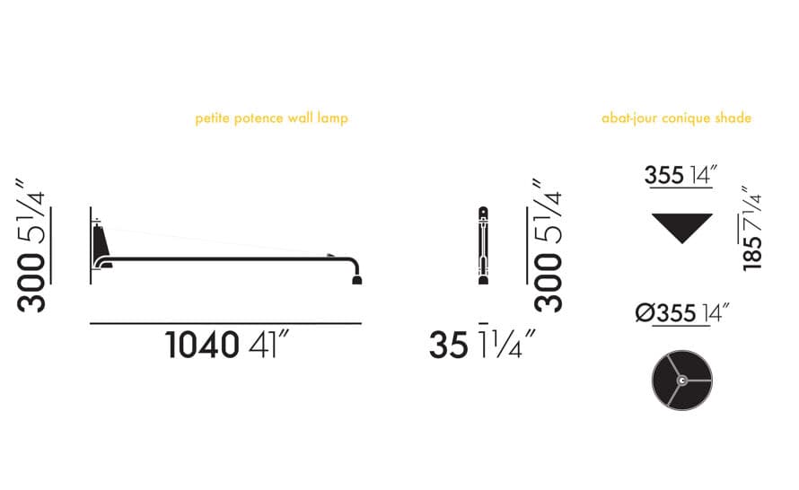 prouvé petite potence wall light