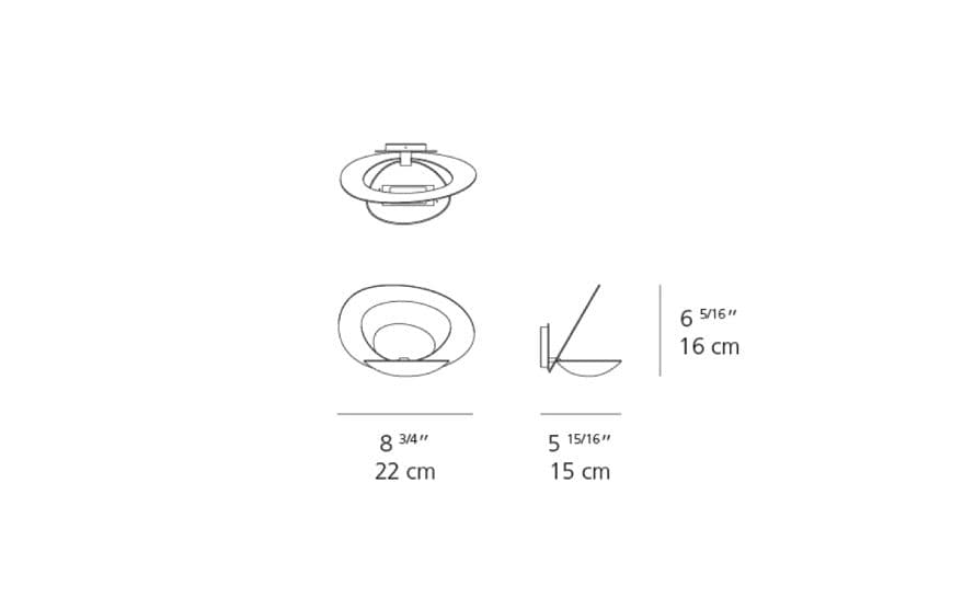 pirce micro wall light