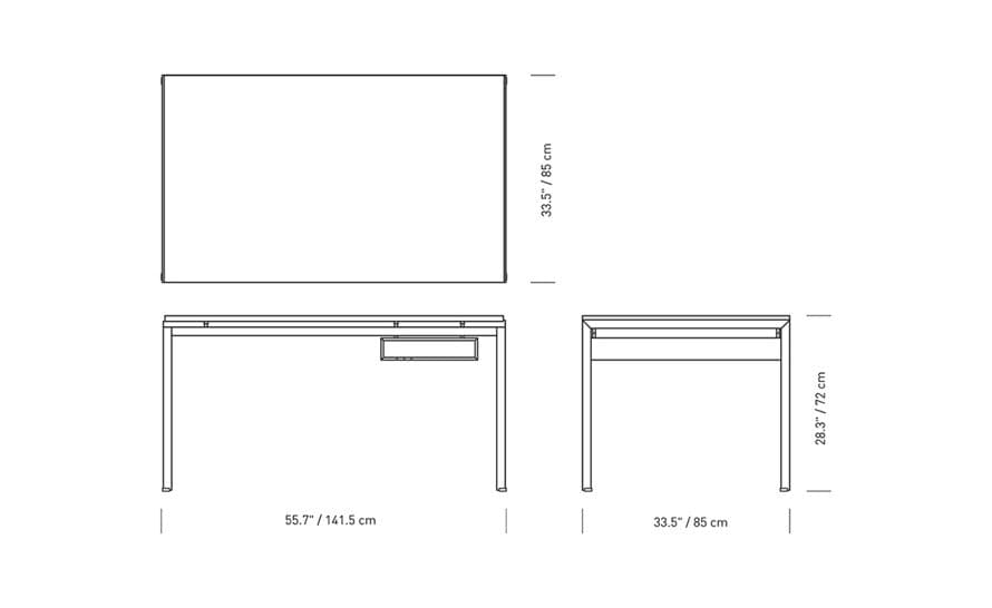 poul kjaerholm pk52a student desk