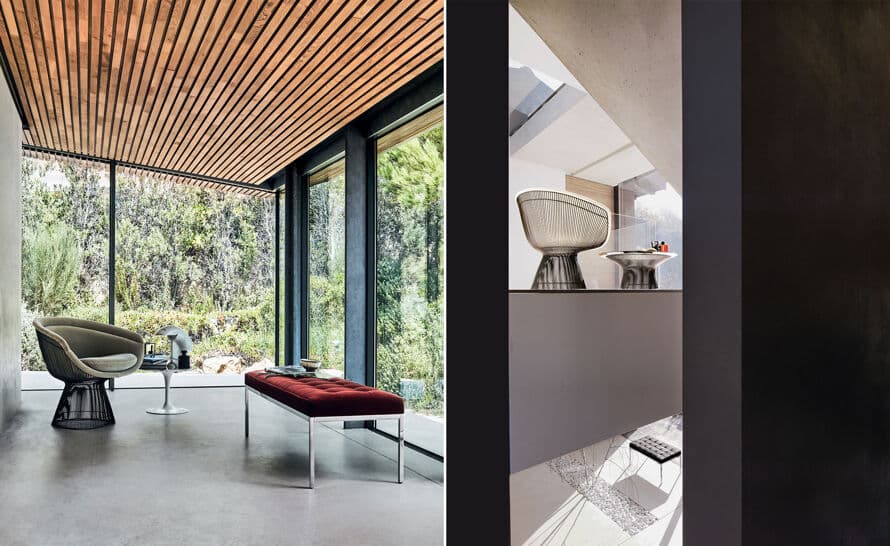 platner lounge chair