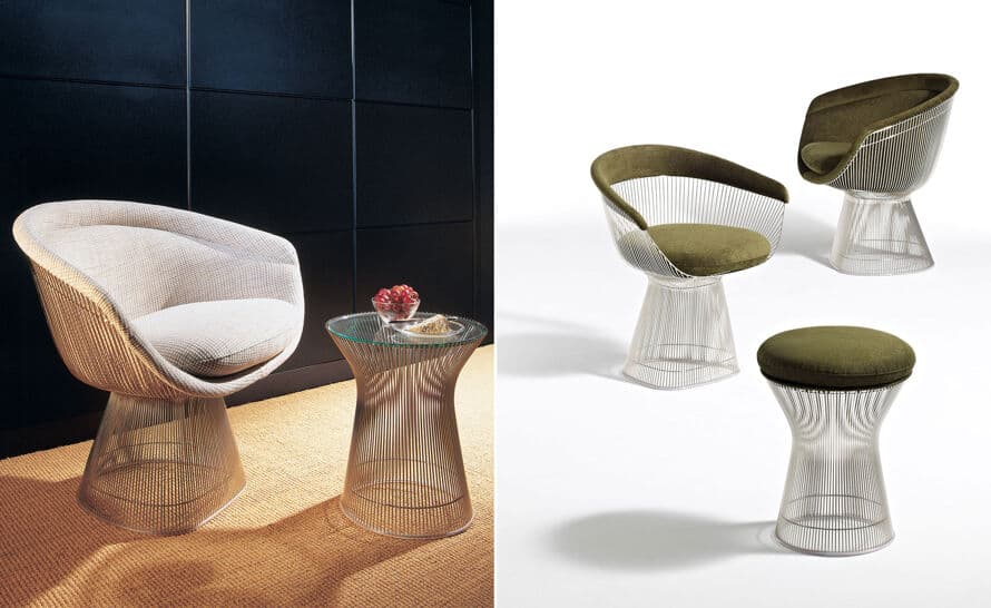 platner lounge chair