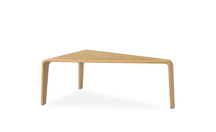 ply curved plywood low table