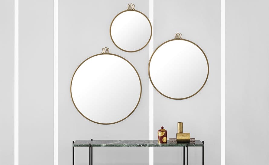 randaccio round wall mirror