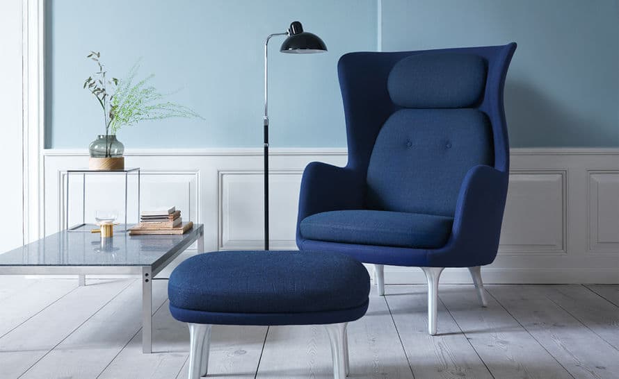 ro lounge chair and ottoman