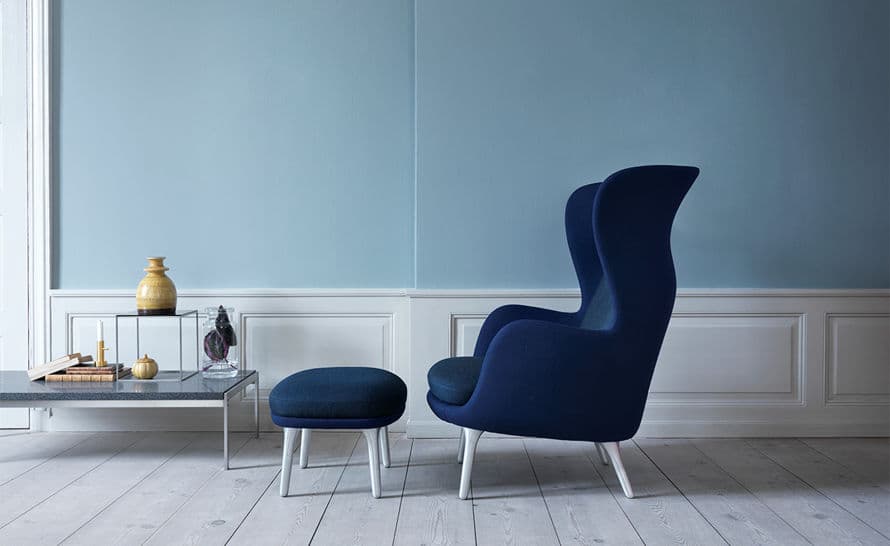 ro lounge chair and ottoman