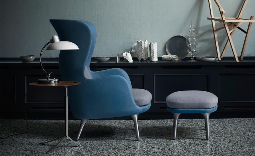 ro lounge chair and ottoman