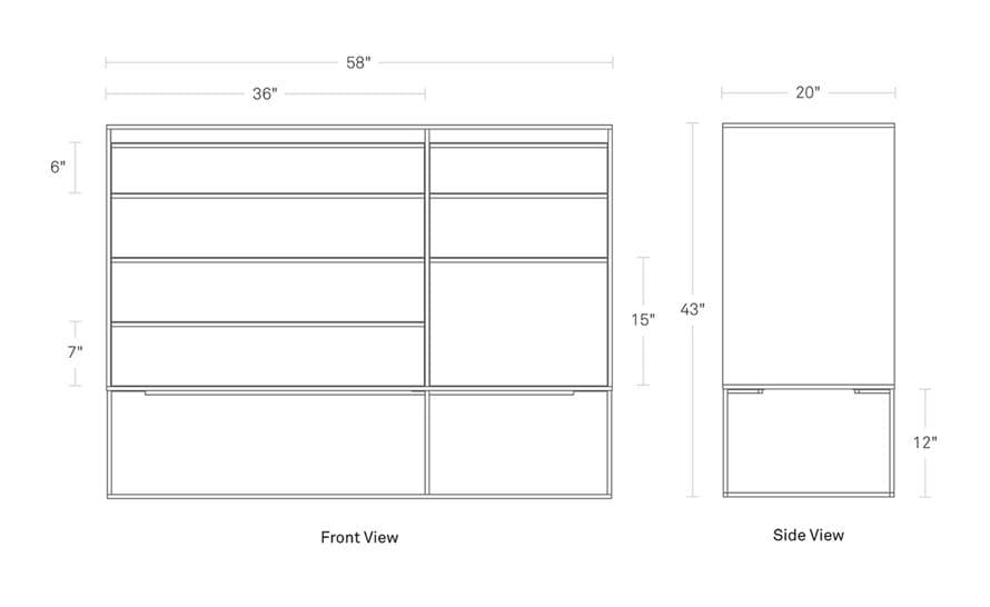 rule large dresser