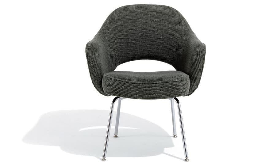 saarinen executive arm chair with metal legs