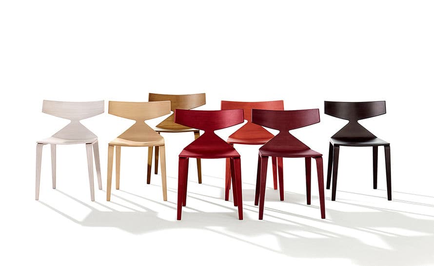 saya chair with wood legs