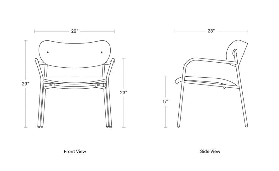 sidebyside lounge chair