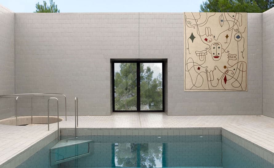 silhouette outdoor rug