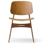 soborg wood base chair