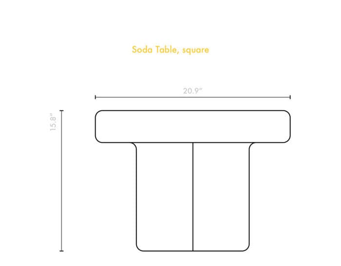 Soda Table Square