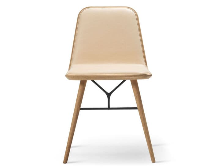 spine wood base chair