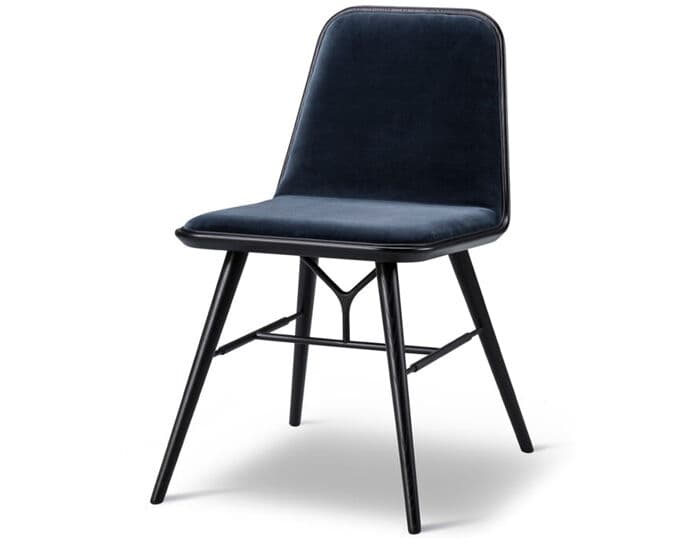 spine wood base chair