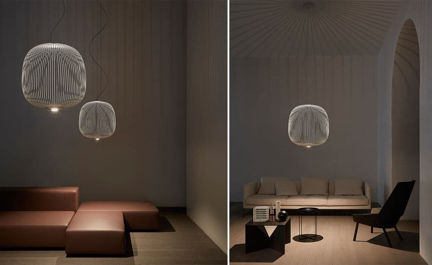 spokes led suspension lamp