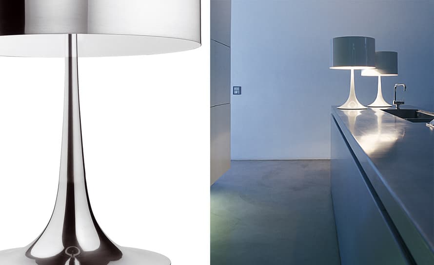spun table lamp