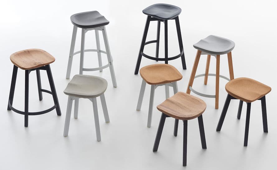 su small stool with cork seat