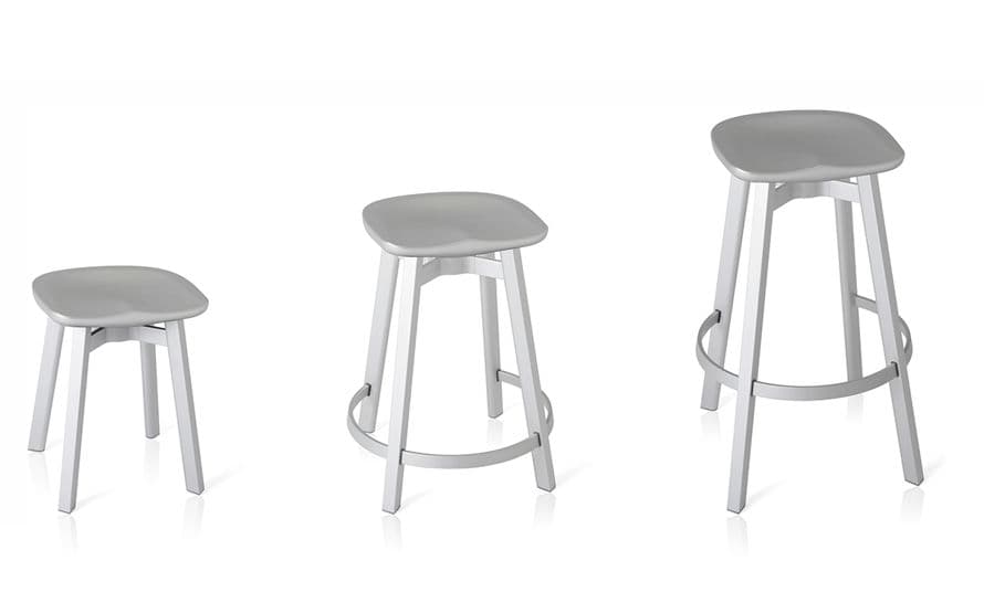 su stool with plastic seat