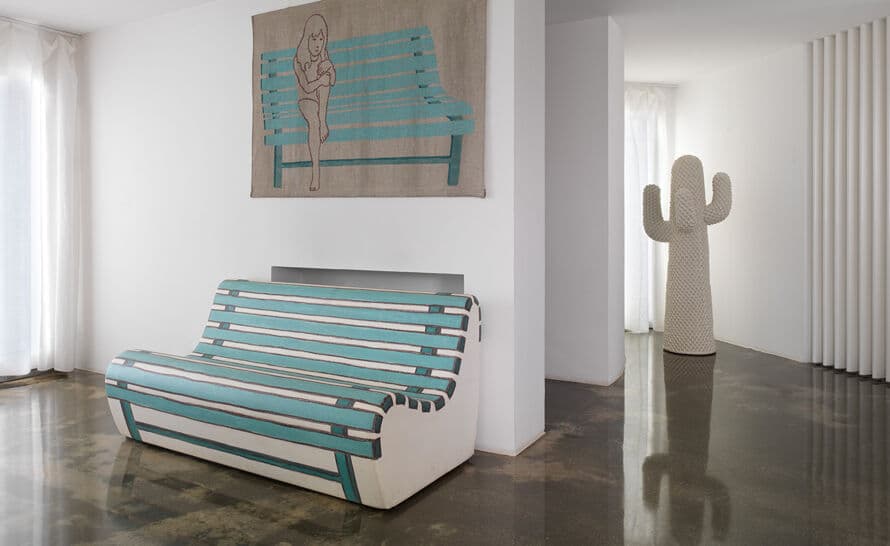summertime bench from gufram