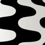 patterned black/white
