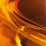 15" diameter / tall - amber