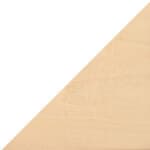 white lacquer top / natural birch legs