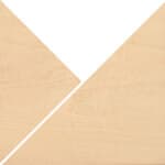 29.5" seat height - white linoleum top / natural birch legs