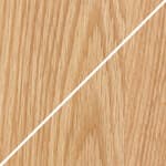 small circle - natural oak top / natural oak base
