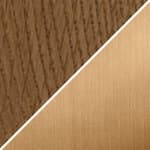 ash top - 870 finish / brushed brass base
