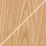 natural oak base & top