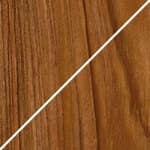 natural teak base & top