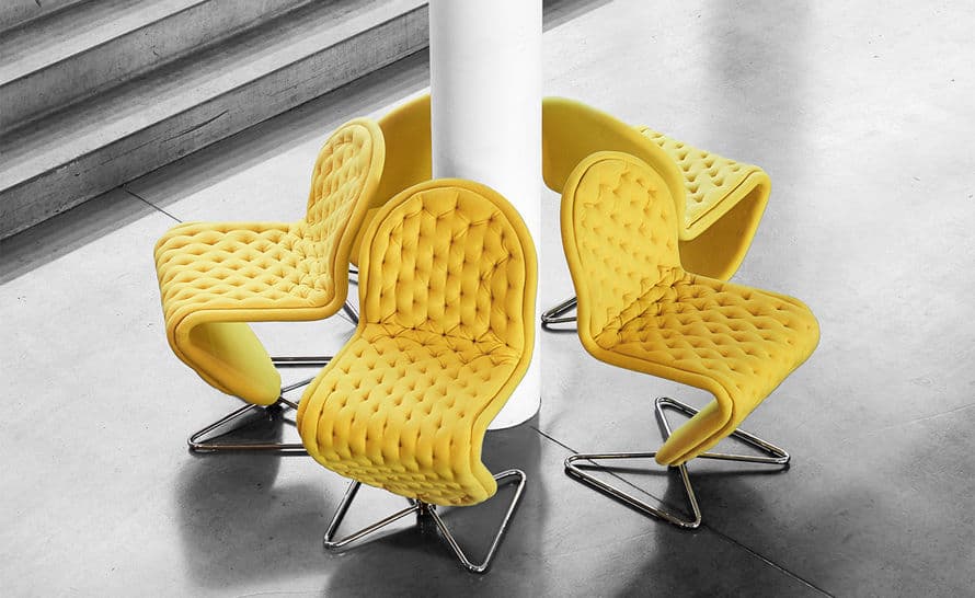 panton system 1-2-3 deluxe dining chair