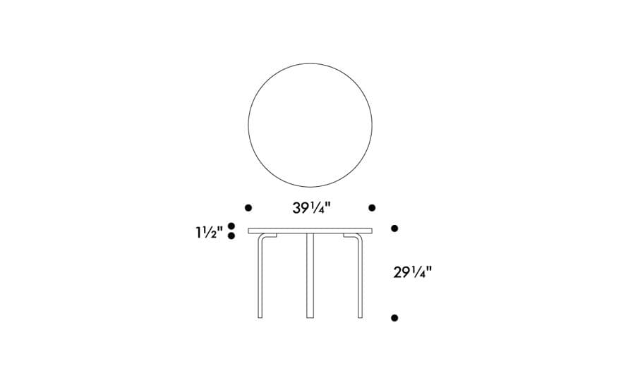 alvar aalto table 90a
