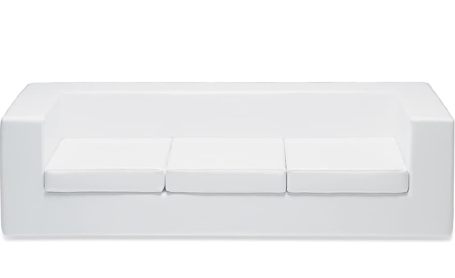 throw-away three seat sofa