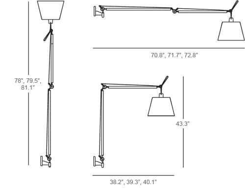 tolomeo mega wall lamp