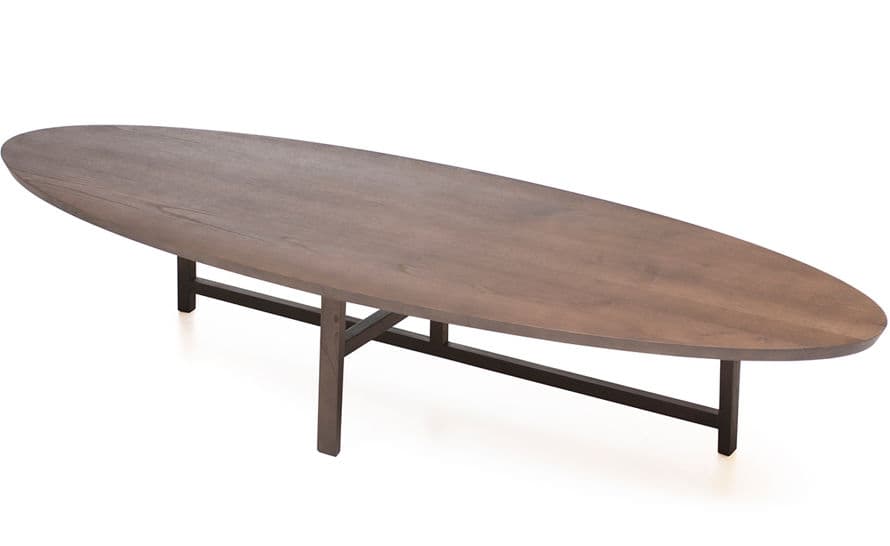 trio oval coffee table 754o
