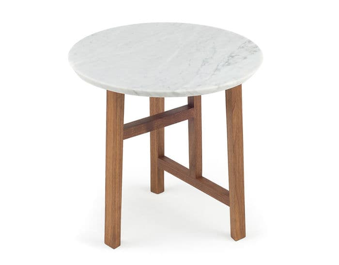 trio side table with marble top 754sm