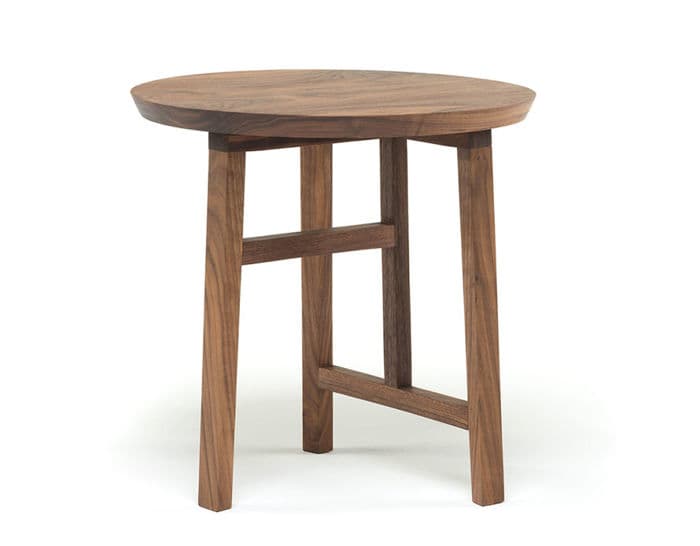 trio side table with wood top 754s