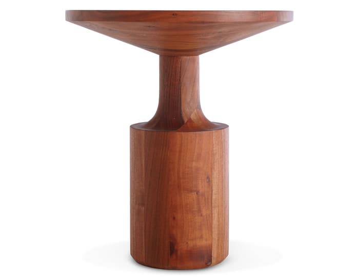 turn tall side table