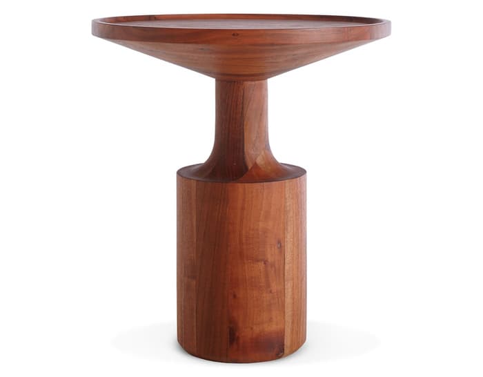 turn tall side table