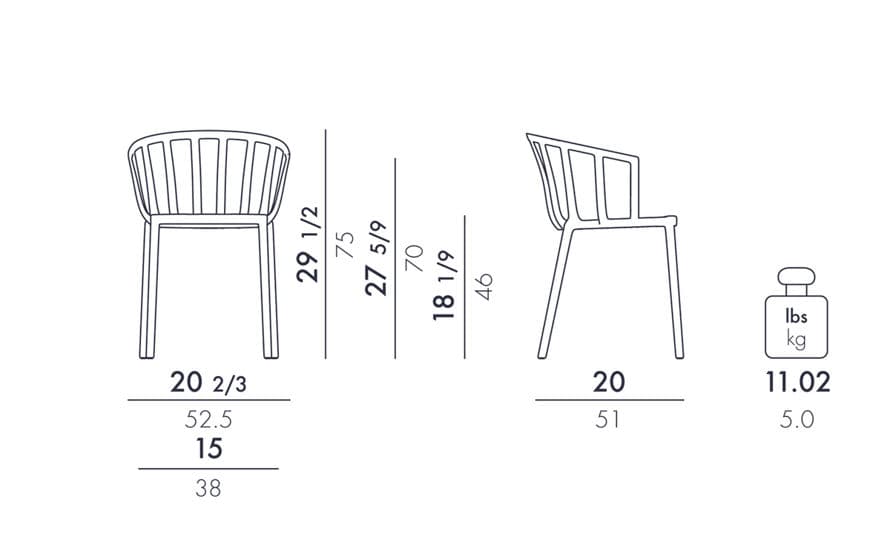 venice chair 2 pack