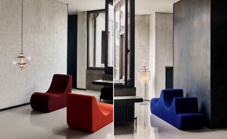 panton welle 2 low lounge seating