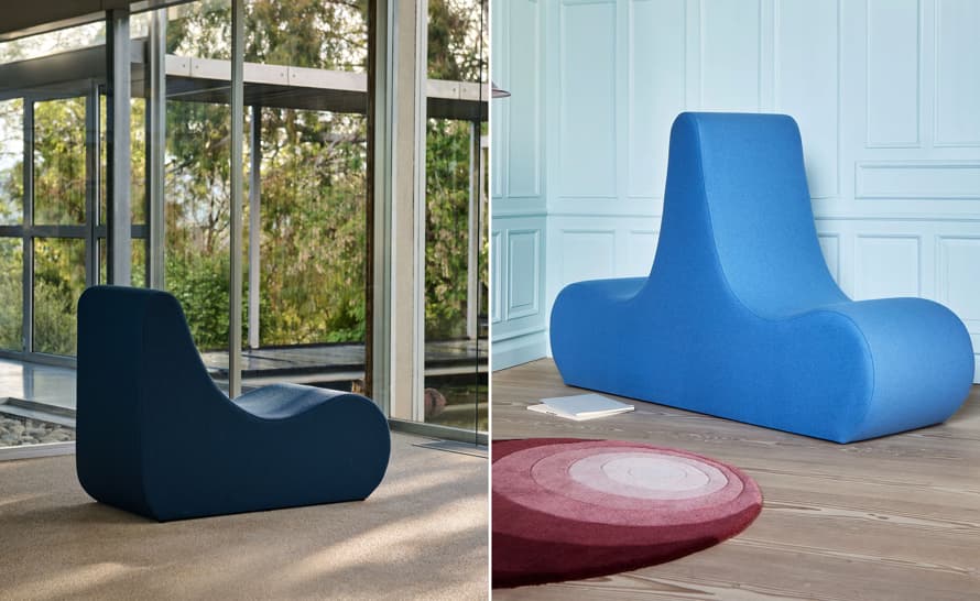 panton welle 2 low lounge seating